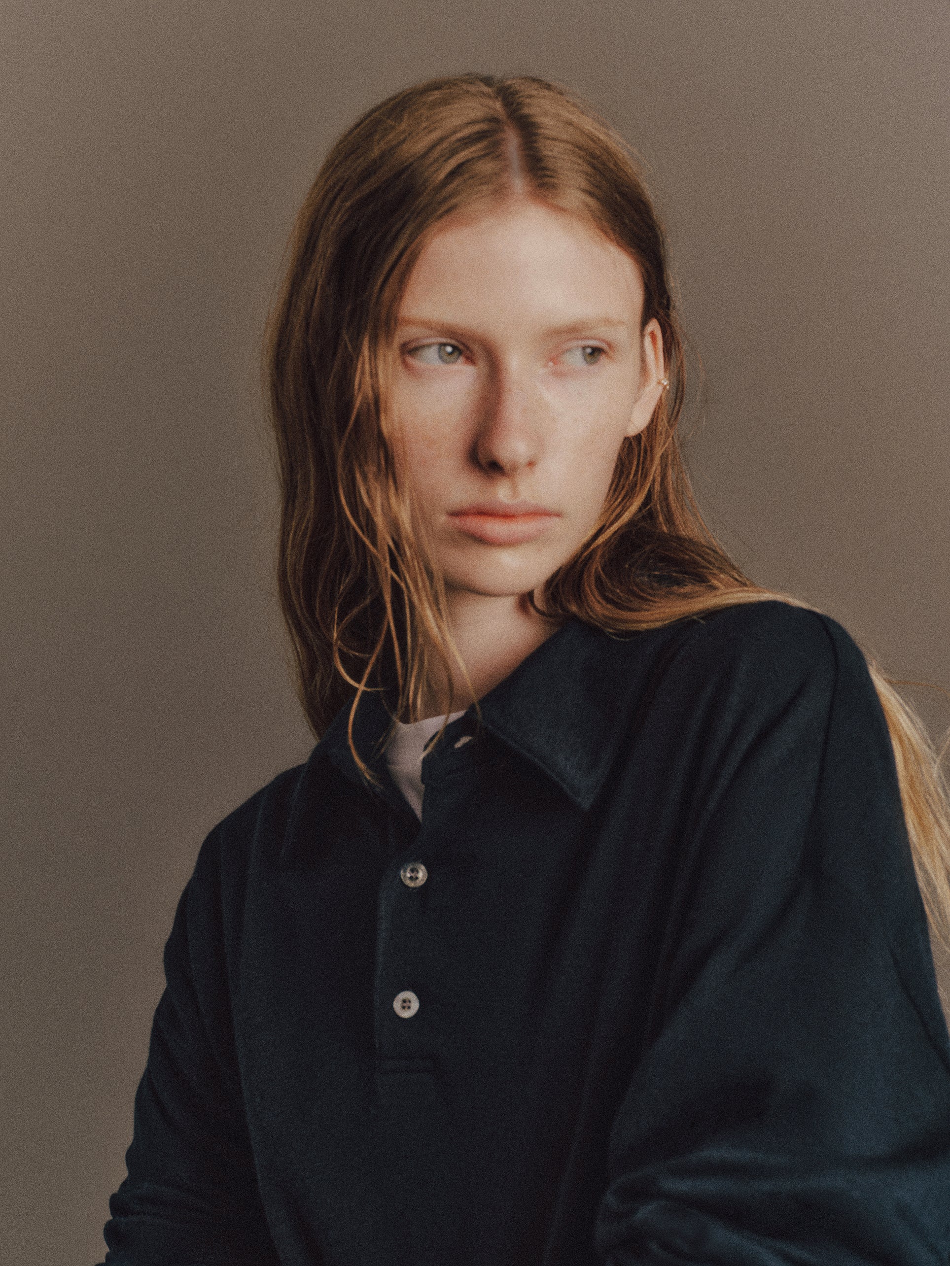 Tyla wears Aurora Top In Dark Navy, Denzel Top In White